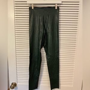 Commando Faux Leather Snakeskin Leggings